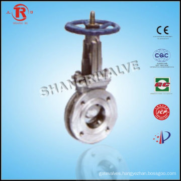 Stainless Steel Manual knife gate valve wheel handle